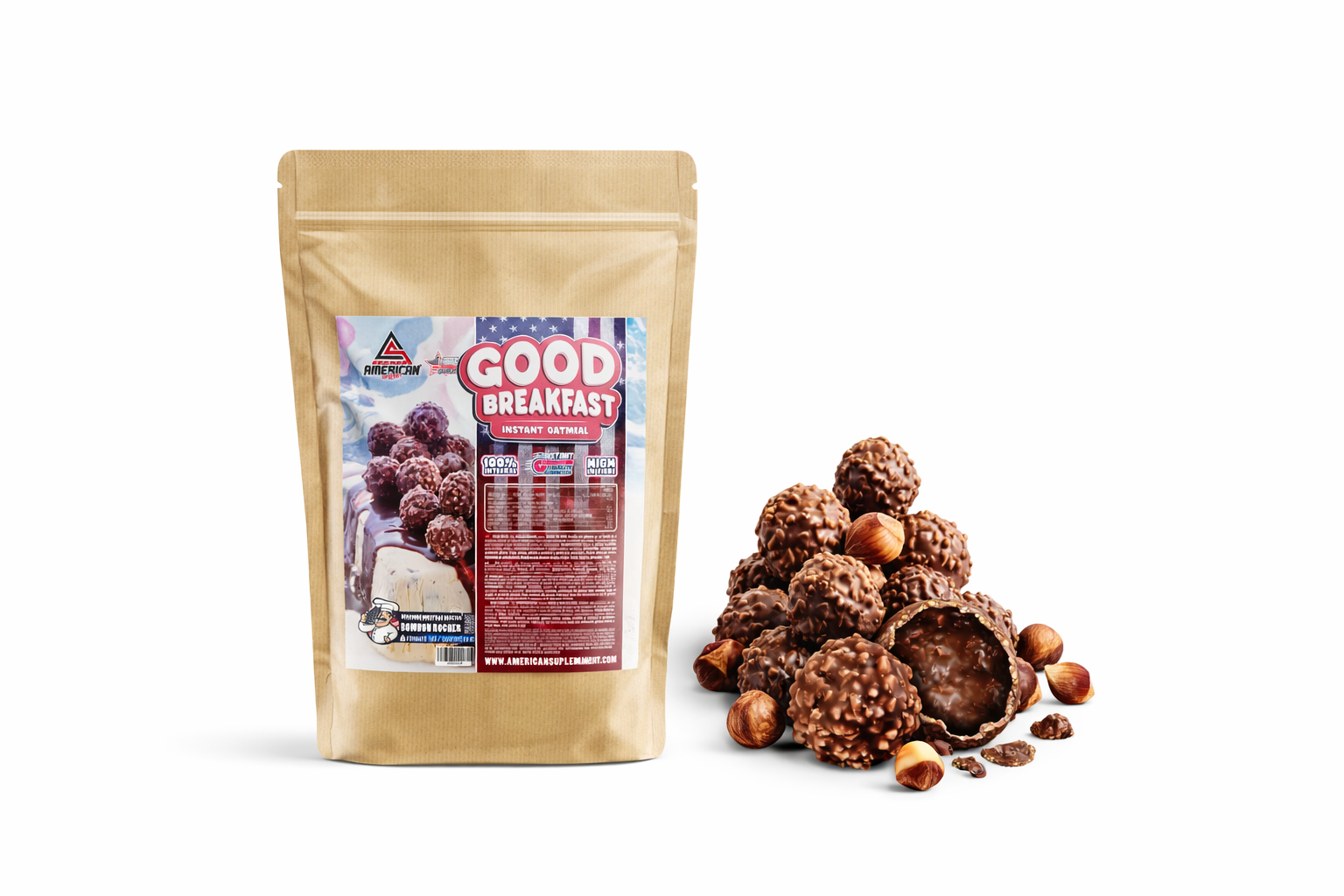 Farinha de Aveia Good Breakfast 1kg (Vários Sabores)