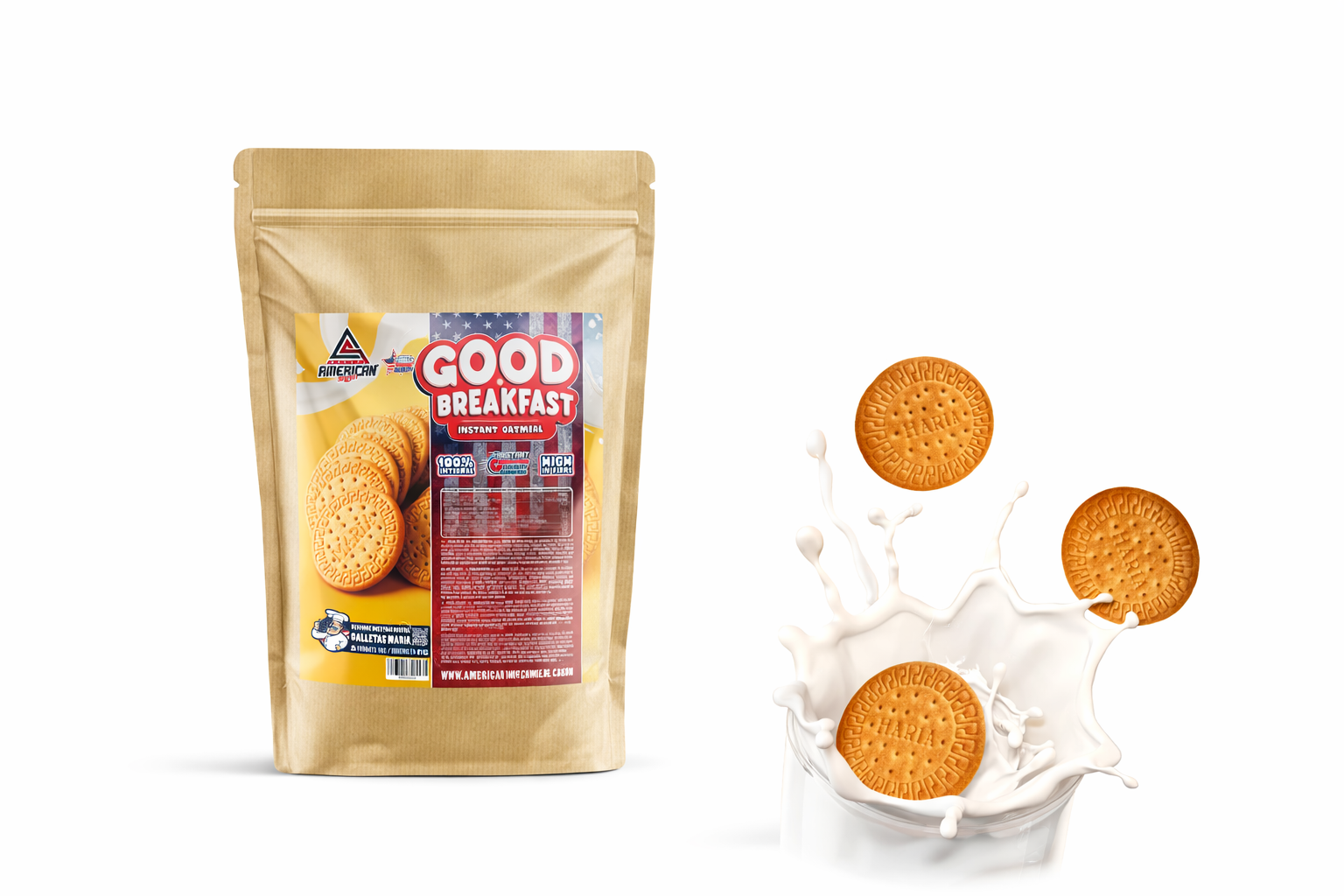 Farinha de Aveia Good Breakfast 1kg (Vários Sabores)