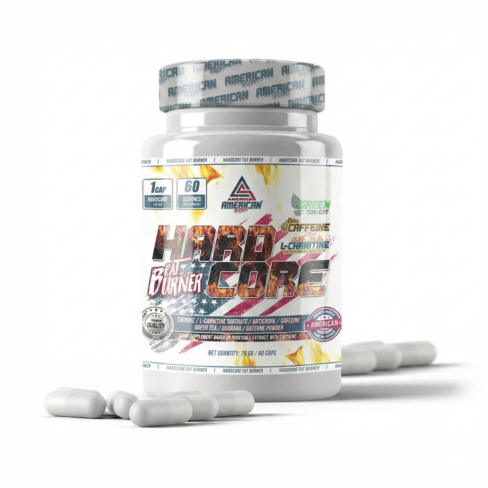 American Hard Core Fat Burner (60 cápsulas)