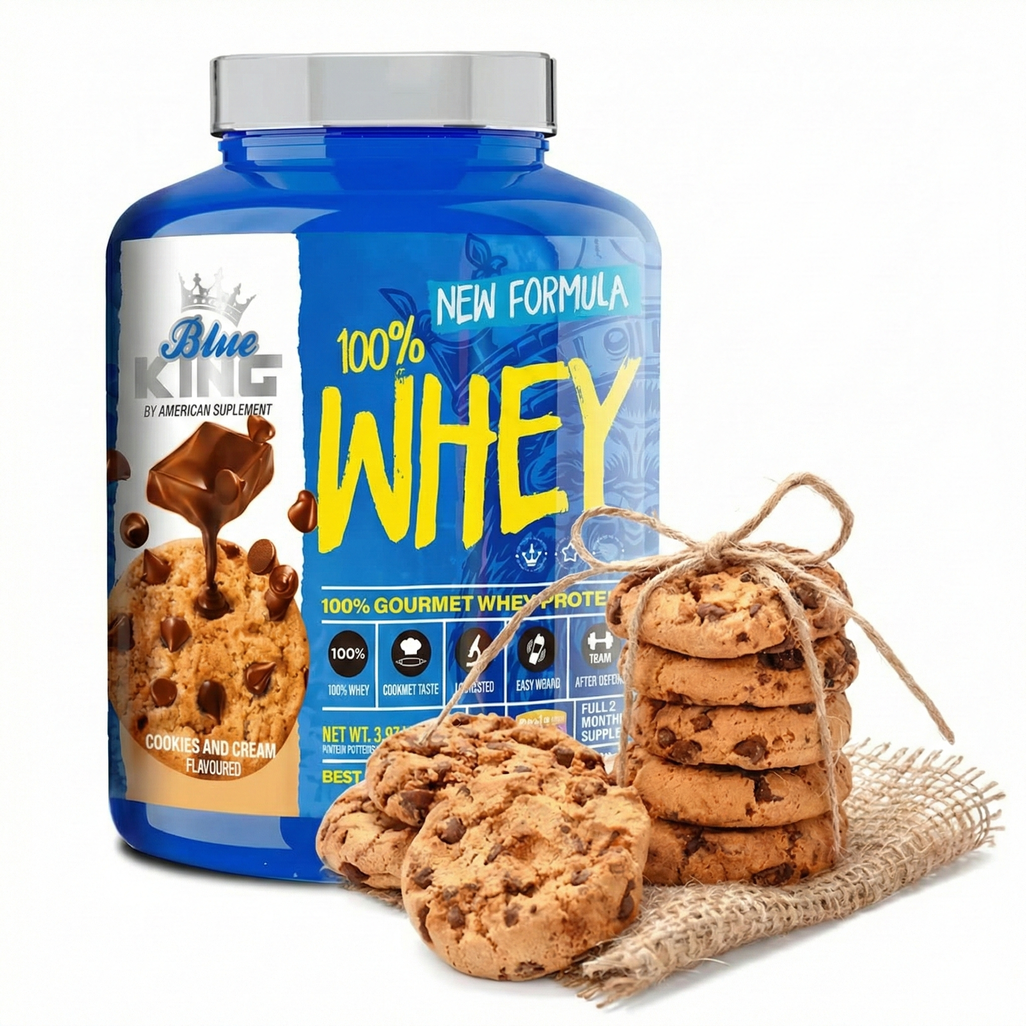 Blue King 100% Whey Protein 1.8 kg