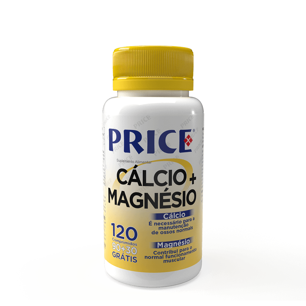 Cálcio + Magnésio  - 120 Comprimidos